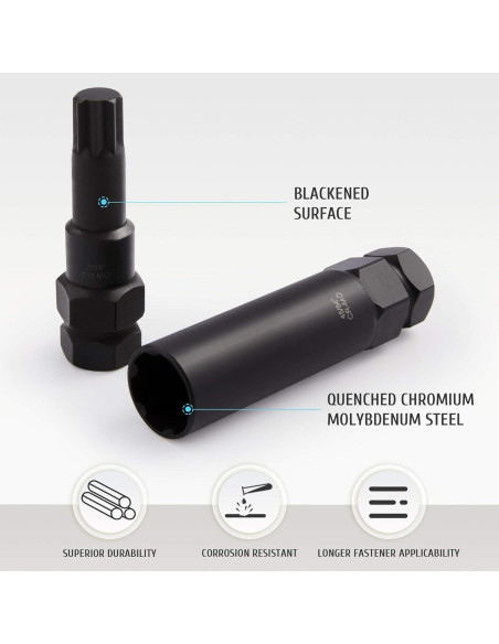 Kit de Llaves de Tuerca de Bloqueo 16 Piezas Orion Motor Tech