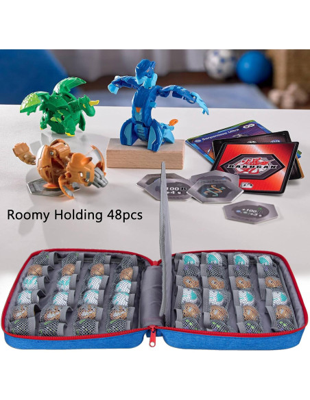 Caja de Almacenamiento KISLANE para 48 Figuras Bakugan