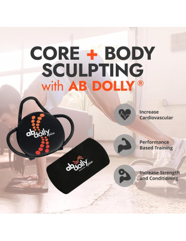 Sistema de Entrenamiento Abdominal AB Dolly + Bandas de Resistencia