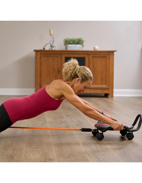 Sistema de Entrenamiento Abdominal AB Dolly + Bandas de Resistencia