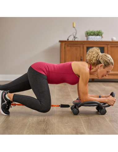 Sistema de Entrenamiento Abdominal AB Dolly + Bandas de Resistencia