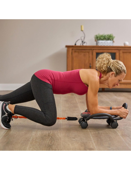 Sistema de Entrenamiento Abdominal AB Dolly + Bandas de Resistencia
