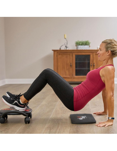 Sistema de Entrenamiento Abdominal AB Dolly + Bandas de Resistencia
