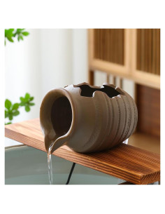 Fuente de Jardín Cerámica Andady 13.5 cm Decorativa