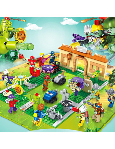 Juguete de Construcción Plantas y Zombies 687PCS Set PVZ