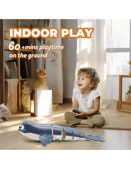 Juguete de piscina RC Sello CX Azul 27.9x12.7cm Batería Recargable