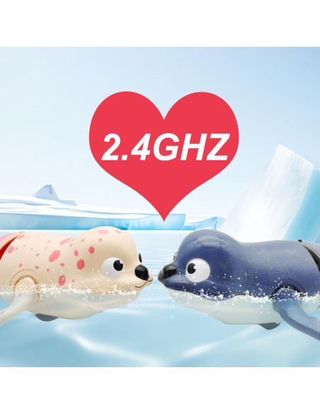 Juguete de piscina RC Sello CX Azul 27.9x12.7cm Batería Recargable