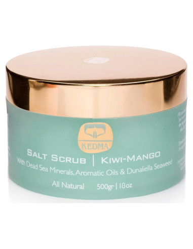 Exfoliante Corporal de Sal del Mar Muerto KEDMA 510 g Kiwi-Mango