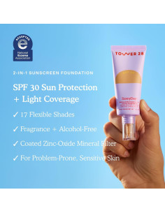 Protector Solar Mineral Tinteado Tower 28 SPF 30 29.57 ml - 05 Fairfax 2