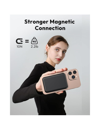 Banco de Poder Magnético 10000mAh Bilivein Carga Rápida USB-C