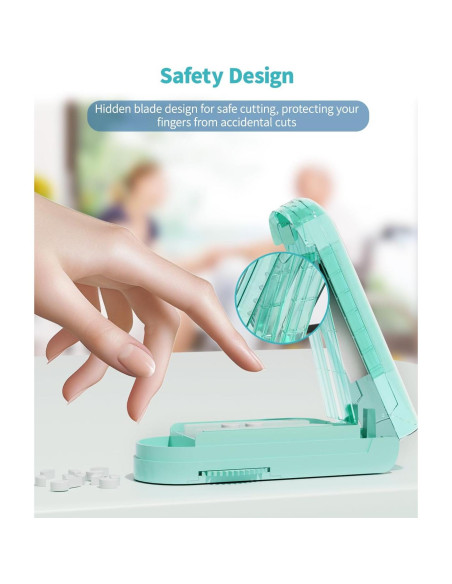 Cortador de Pastillas Verde Cotatoc A-388 con Guardia de Seguridad