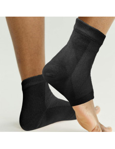 Calcetines Hidratantes para Talones y Dedos de Gel - Negro 2