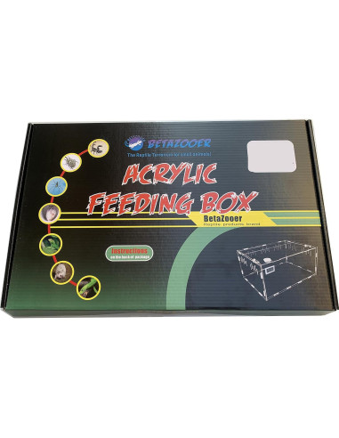 Tanque de Cría para Reptiles BETAZOOER 29x20cm con Higrómetro