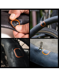 Kit de Reparación de Neumáticos de Bicicleta Dexnoca - 32 Parches 2