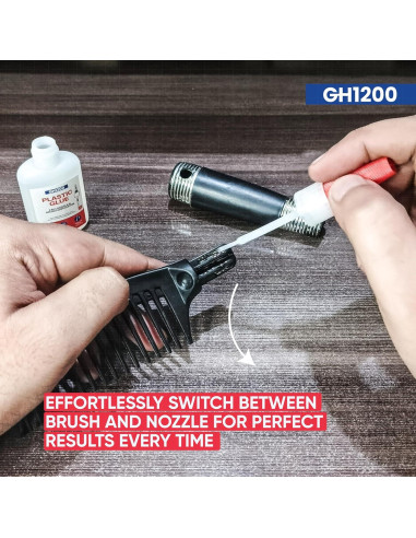 Super Pegamento Plástico GH1200 20g con Brocha y Boquilla