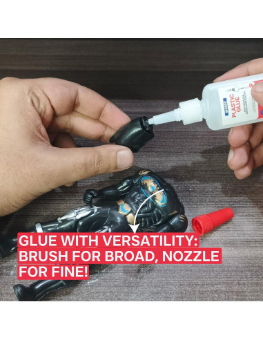 Super Pegamento Plástico GH1200 20g con Brocha y Boquilla