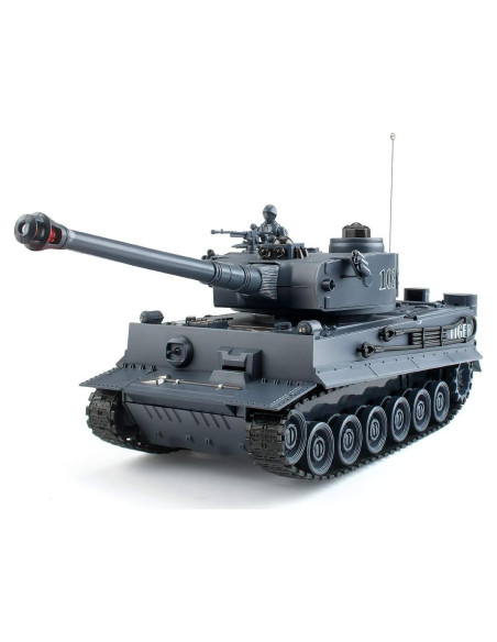 Tanque Tigre Alemán RC 1:28 EAHUMM con Sonido y Luz