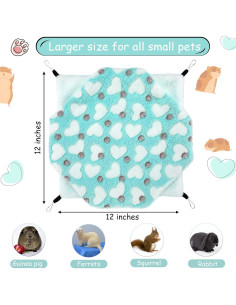 Hamaca Colgante para Mascotas Boao 30x30 cm Corazones 2