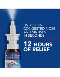 Spray Nasal NOVEHA 30mL - Povidona Yodo, Vitamina D3, Aloe Vera 2