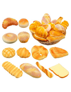 Chivao 12 Piezas Juguetes de Comida Falsa Realista