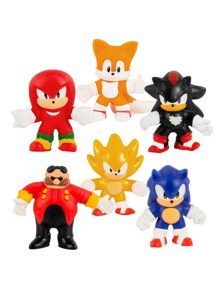 Heroes de Goo Jit Zu Minis Sonic Paquete de 6 Figuras Estirables