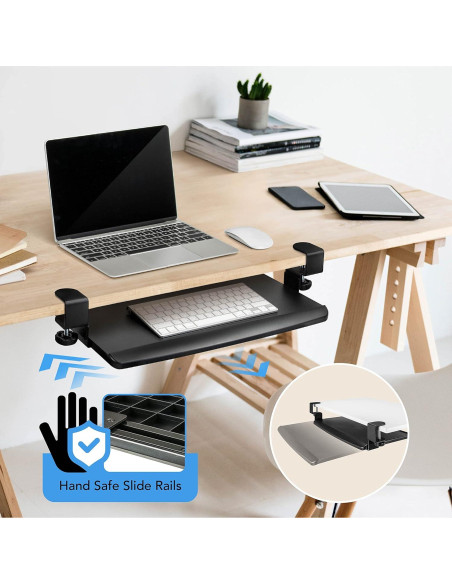 Bandeja de Teclado Ajustable EHO 20" Ergonómica para Escritorio Bandeja de Teclado Ajustable EHO 20" Ergonómica para Escritorio