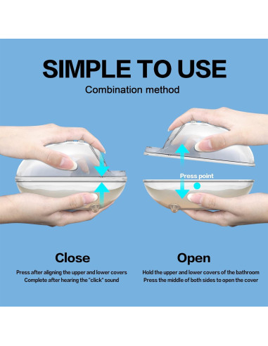 Baño de Hámster LazYYzal, Caja de Arena Espacial S 13.5x9.7x8.4 cm