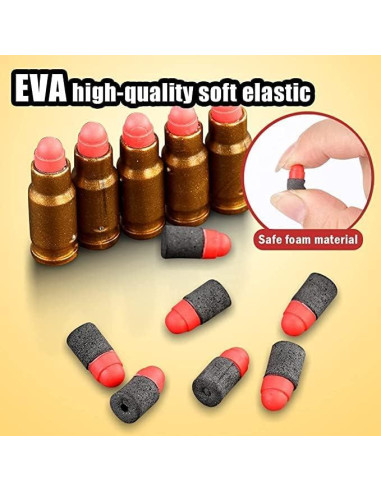 2 Pistolas de Juguete M1911 PISTOLAIFY con Dardos de Espuma