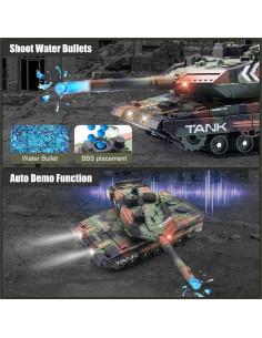 Tanque RC Hitish Verde Militar 13 Canales Control Remoto 2