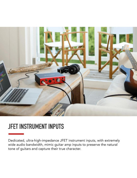 Focusrite Clarett+ 2Pre Interfaz de Audio USB-C 2 Preamplificadores