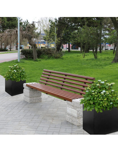 Maceta Cuadrada Negra GZGNEEVL 40.64 cm Acero Galvanizado