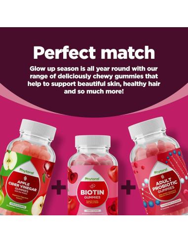 Gomitas de colágeno Phytoral 60 unidades para piel y cabello