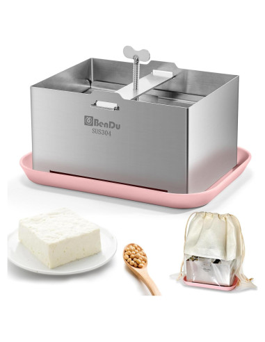 Prensa de Tofu Bendu Acero Inoxidable 16x12x9 cm