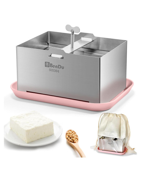 Prensa de Tofu Bendu Acero Inoxidable 16x12x9 cm