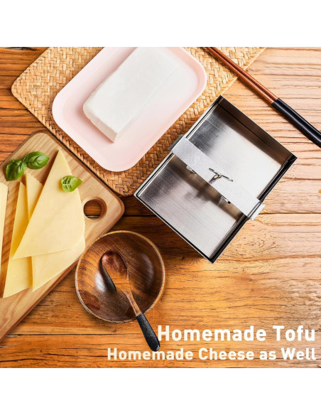 Prensa de Tofu Bendu Acero Inoxidable 16x12x9 cm