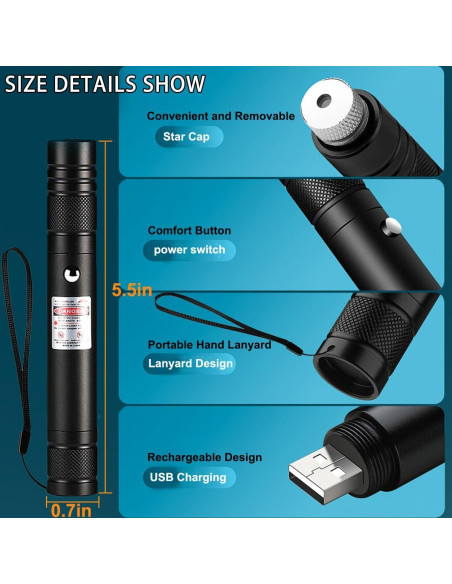 Puntero Láser Rojo Interactivo para Mascotas Yiwu 9127