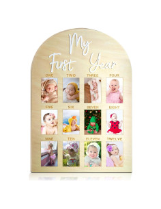 Tablero de Hitos de Cumpleaños Hongpar - Marco de Fotos 43x30.5cm