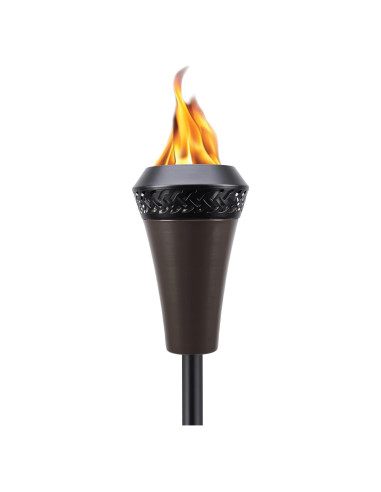Antorcha de Metal TIKI Island King 165 cm Resistente a la Intemperie