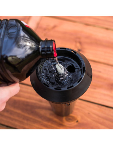 Antorcha de Metal TIKI Island King 165 cm Resistente a la Intemperie