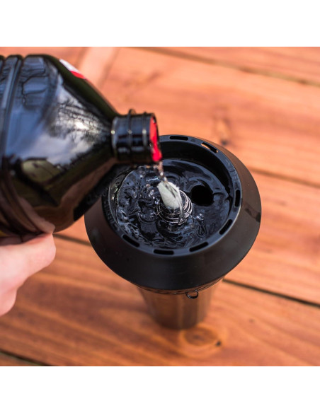 Antorcha de Metal TIKI Island King 165 cm Resistente a la Intemperie