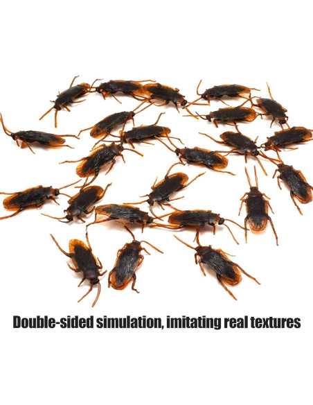 Bromas Falsas de Insectos Realistas 40 PCS - Cucarachas y Arañas Lekayihu Bromas Falsas de Insectos Realistas 40 PCS - Cucarachas y Arañas Lekayihu