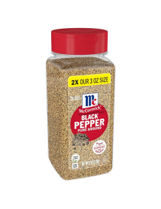Pimienta Negra Molida McCormick 170 g - Sabor Intenso