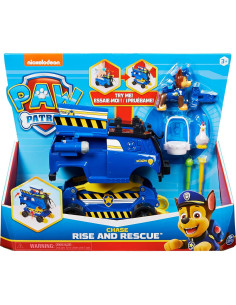 Vehículo Transformador de Rescate Chase Paw Patrol con Figuras 2