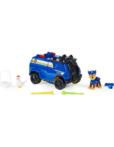 Vehículo Transformador de Rescate Chase Paw Patrol con Figuras