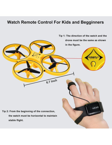 Dron Controlado por Gestos Genérico Mejorado 2025 para Niños