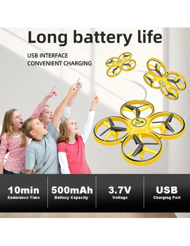 Dron Controlado por Gestos Genérico Mejorado 2025 para Niños