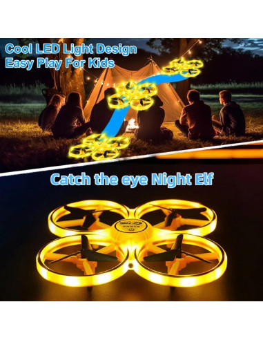 Dron Controlado por Gestos Genérico Mejorado 2025 para Niños