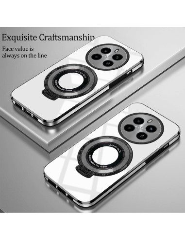 Funda Honor Magic 7 Pro Silicona Negra con Soporte Anillo