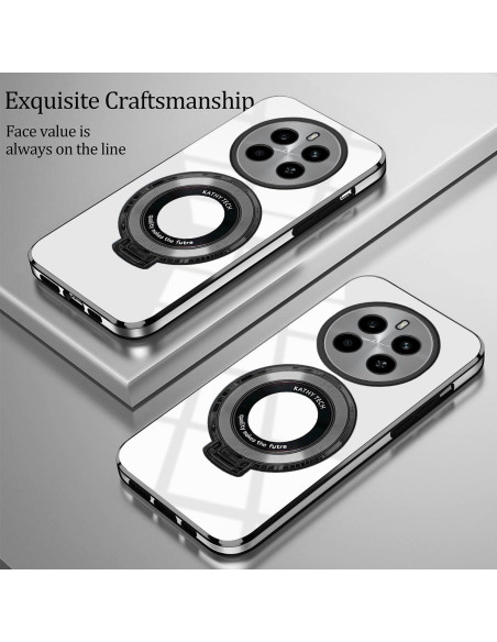 Funda Honor Magic 7 Pro Silicona Negra con Soporte Anillo Funda Honor Magic 7 Pro Silicona Negra con Soporte Anillo