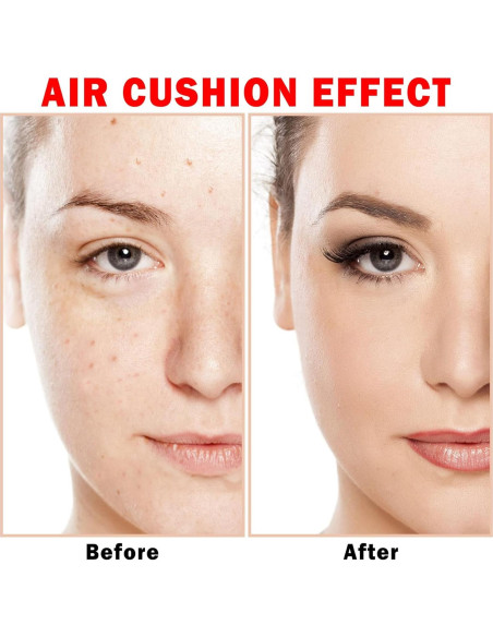 Crema CC Air Cushion XINGXYUEL 2PCS Natural 1.13g Hidratante